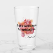 Kierkegaard citaat glas (Voorkant)