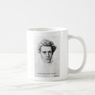 Kierkegaard "Love Yourself" Love Quote Gifts et ce Koffiemok