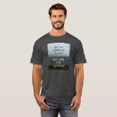 Kierkegaard Philosophy Life Quote T-shirt (Voorkant volledig)