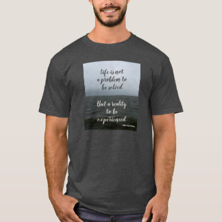 Kierkegaard Philosophy Life Quote T-shirt