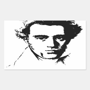 Kierkegaard Rechthoekige Sticker