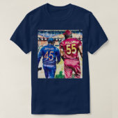 Kieron Pollard Rohit Sharma cricketer T-shirt (Design voorkant)