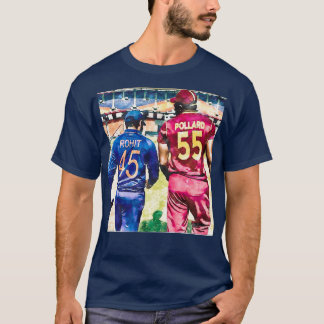 Kieron Pollard Rohit Sharma cricketer T-shirt