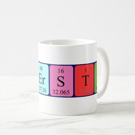 Kierstin periodieke mok (Voorkant rechts)