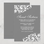 Kies 16-jarige kleurzwevende 16-jarige zweet kaart (Voorkant / Achterkant)