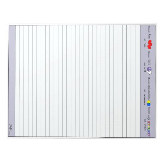 Kies (2) Opmerkingen Notitieblok (Voorkant)