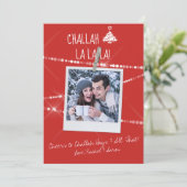 Kies Aangepaste kleurenfoto Chrismukkah Kaart | Ro (Staand voorkant)