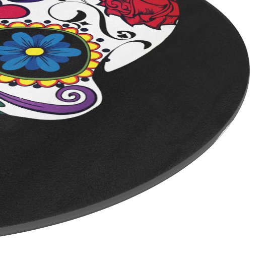 Kies Achtergrondkleur Suikerschuim schedel Snijplank (Hoek)