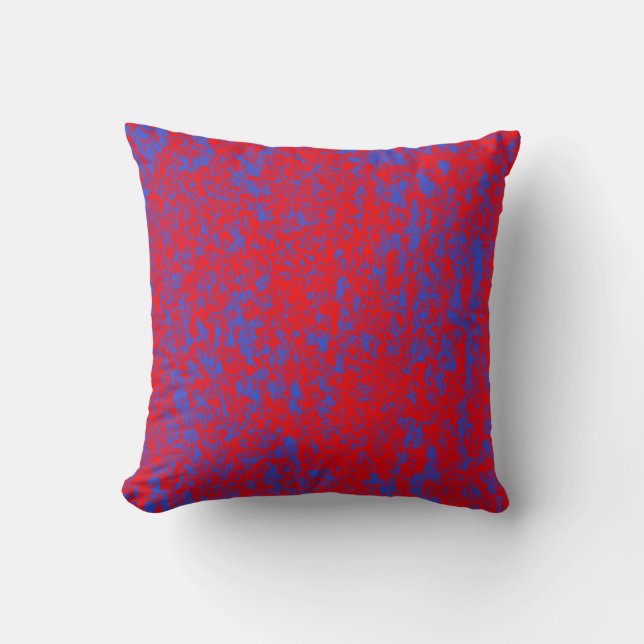 Kies achterkant van Red n Blue Textured Pillow Kussen (Voorkant)