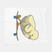 Kies als Skater met Skateboard Fleece Deken (Voorkant (Horizontaal))