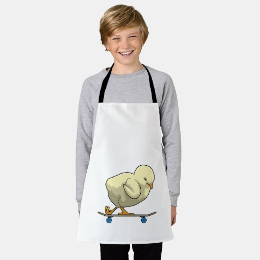 Kies als Skater met Skateboard Schort (Gedragen)