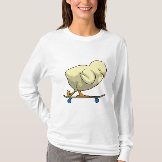 Kies als Skater met Skateboard T-shirt (Voorkant)