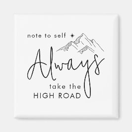 Kies altijd het juiste pad Motiverend Magneet