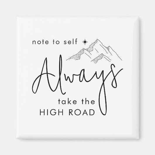 Kies altijd het juiste pad Motiverend Magneet (Voorkant)