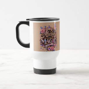 Kies Altijd Magische Glitter Kristal Ontwerp Reisbeker