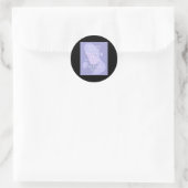 Kies altijd voor jezelf1 ronde sticker (Tas)