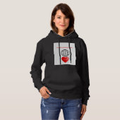 Kies Altijd Vriendelijkheid Dames Hoodie (Voorkant volledig)