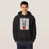 Kies Altijd Vriendelijkheid Heren Hoodie (Voorkant volledig)