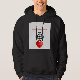 Kies Altijd Vriendelijkheid Heren Hoodie