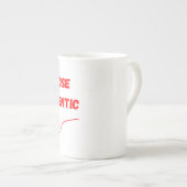 Kies Authentiek - Continu ontwerp van de hartlijn Porselein Kop (Voorkant rechts)