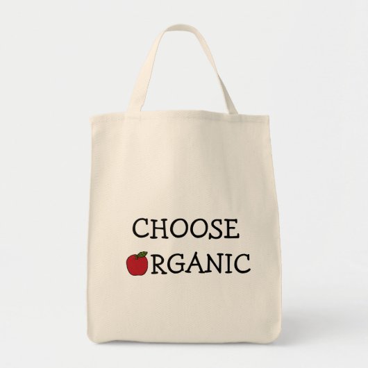 Kies biologisch tote bag (Voorkant)