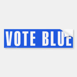 'KIES BLAUW' bumpersticker