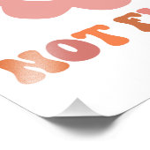 Kies bloemen, geen gevechten. Boho Daisy Foto Afdruk (Hoek)