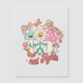 Kies bloemen, geen ruzie | Paddenstoel & Bloemen (Voorkant)