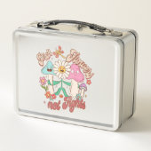 Kies bloemen, geen ruzie | Paddenstoel & Bloemen (Achterkant)