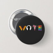 KIES Boeken Baarmoeder LGBT Steun Ronde Button 5,7 Cm (Voorkant /achterkant)