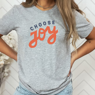 Kies Christelijk Joy Retro Inspirerend T-shirt