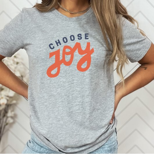 Kies Christelijk Joy Retro Inspirerend T-shirt