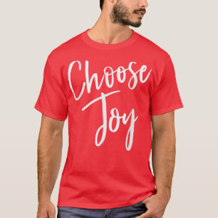 Kies Christelijke trouw Inspirerend vervorming T-shirt