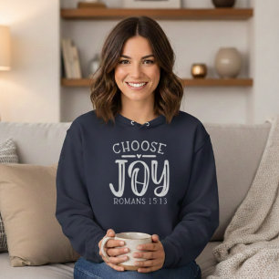 Kies Christelijke versie voor JOY Bible Verse Hoodie