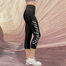 KIES DE AANgepaste Yoga-naam Capri-Leggings VOOR K
