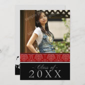 Kies de aankondiging van het Afstuderen voor de kl (Voorkant / Achterkant)