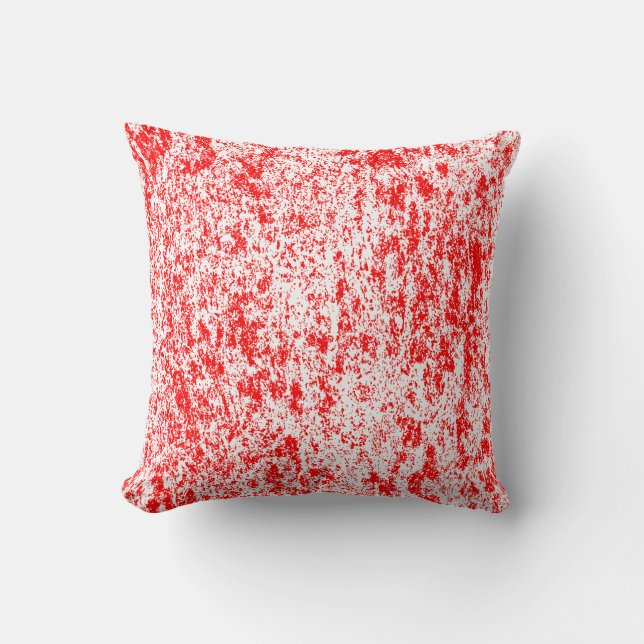 Kies de achterkant van Red n White Textured Pillow Kussen (Voorkant)