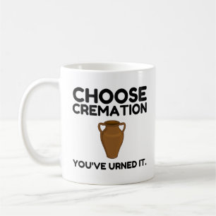 Kies de crematie u het verwierf koffiemok