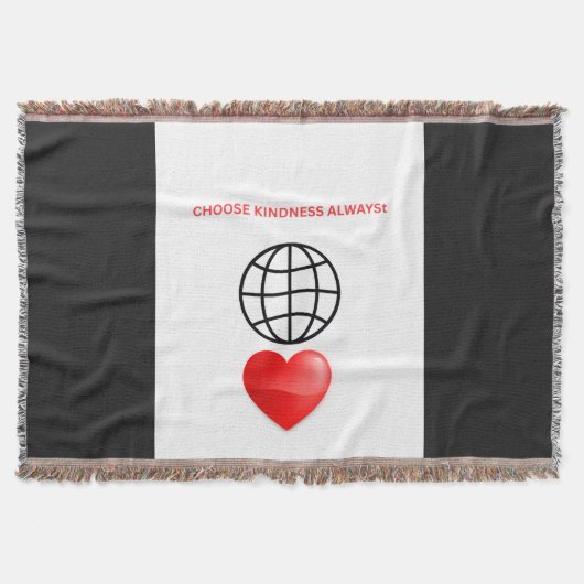 kies de deken met de globe van vriendelijkheid (Voorkant)