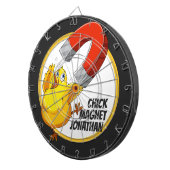 Kies de douanenaam Chick Magnet Dartbord (Voorkant Rechts)