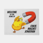 Kies de douanenaam Chick Magnet Deurmat (Voorkant)