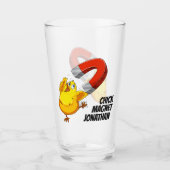 Kies de douanenaam Chick Magnet Glas (Voorkant)