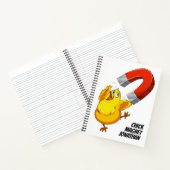 Kies de douanenaam Chick Magnet Notitieboek (Binnen)