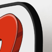 Kies de douanenaam Chick Magnet Pickleball Paddle (Links Detail)