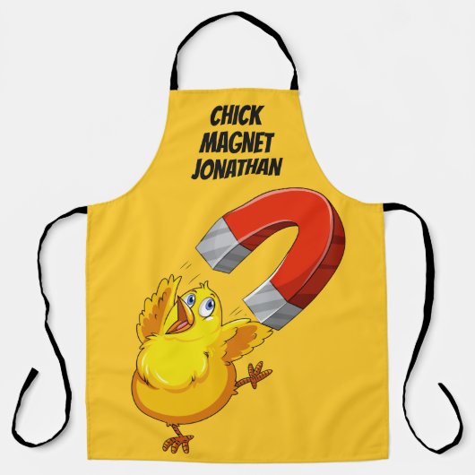 Kies de douanenaam Chick Magnet Schort (Voorkant)
