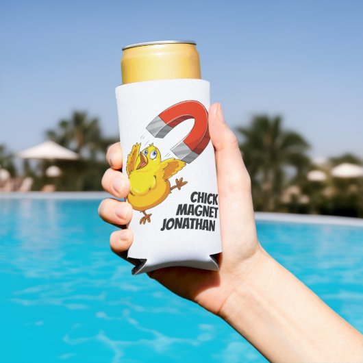 Kies de douanenaam Chick Magnet Seltzer Blikjeskoeler (Insitu Zwembad)