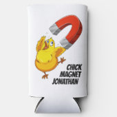 Kies de douanenaam Chick Magnet Seltzer Blikjeskoeler (Voorkant)