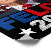 Kies de Felon 2024 Steun Trump 2024 Veroordeeld Poster (Hoek)