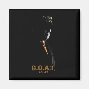 Kies de Geit Donald Trump 2024 45 47 Silhouet Magneet