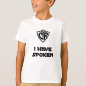 Kies de juiste Ik heb gesproken Grappige LDS Doop T-shirt (Voorkant)